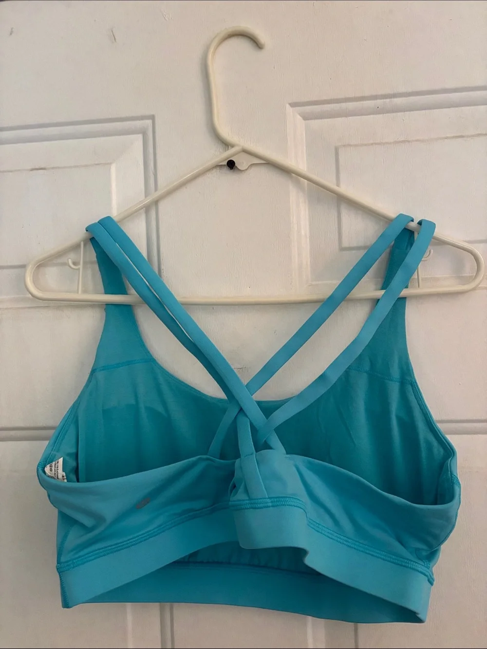 Lululemon Energy Bra, Electric Turquoise, Size 14